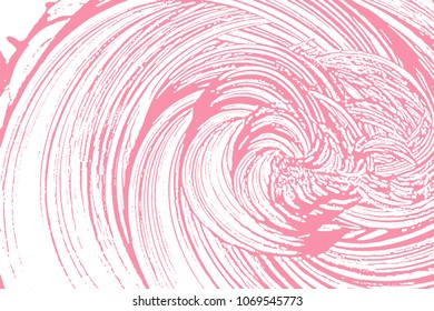 Natural soap texture. Appealing bright pink foam trace background. Artistic sublime soap suds. Cleanliness, cleanness, purity concept. Vector illustration.