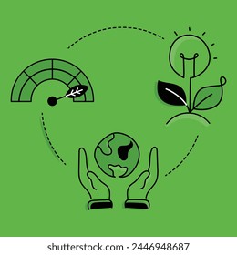 Natural Solutions Advocate. Nature Based Solutions Icon. Embrace nature based solutions with the icon, symbolizing innovative approaches rooted in natural processes for sustainable problem solving.