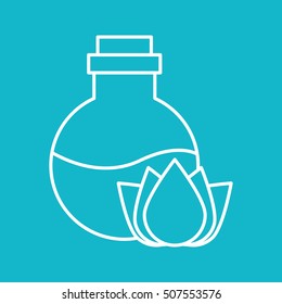 natural spa center icons vector illustration design