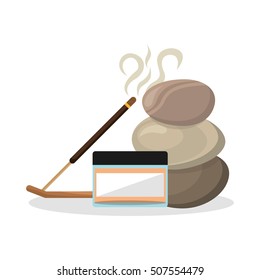 natural spa center icons vector illustration design