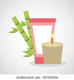 natural spa center icons vector illustration design