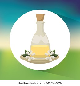 natural spa center icons vector illustration design