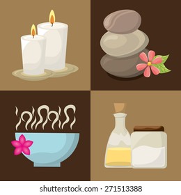 natural spa design, vector illustration eps10 graphic 