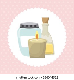 natural spa design, vector illustration eps10 graphic 