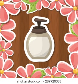 natural spa design, vector illustration eps10 graphic 