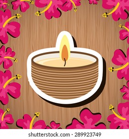 natural spa design, vector illustration eps10 graphic 