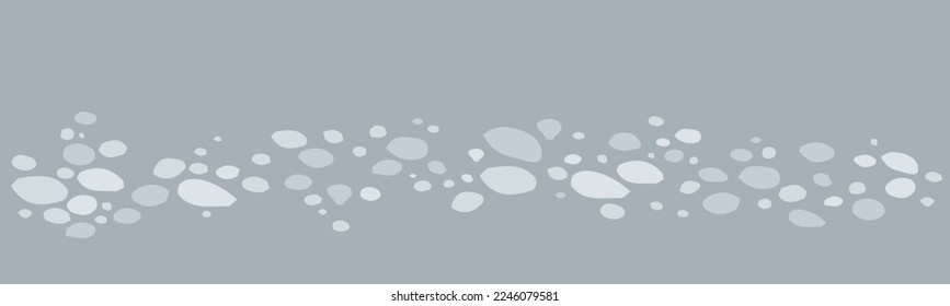 Natural stone path. Garden design. Vector.
