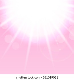 Natural Sunny Background Vector Illustration EPS10
