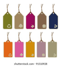 natural tags set