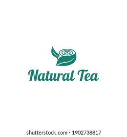 Diseño del logotipo del té natural