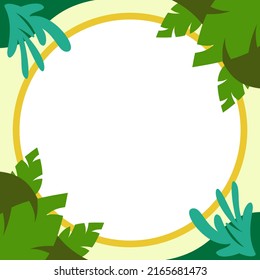 ilustración de la plantilla de fondo de tema natural vectorial en un diseño de estilo sencillo y moderno. Diseño plano. Medios sociales, banner, y, Publicación. Copiar espacio para texto