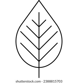  Natural, thin line web icon. Outline icon. Simple vector illustration.
