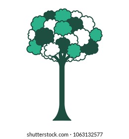 natural tree foliage branches environment symbol