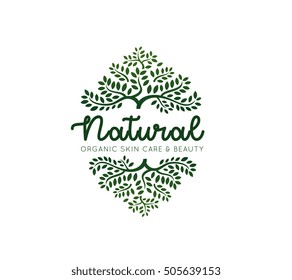 Natural tree logo