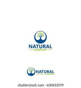 Natural Tree Logo Template