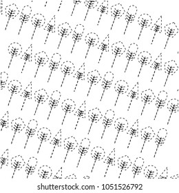 natural trees forest seasonal pattern design