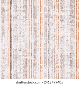 Natural trendy nature texture striped fabric seamless pattern design in vector. Coloured boho Brush. Dyed Print pastel watercolour abstract Hand Ethnic Batik for runner carpet, rug, scarf, curtain