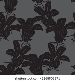 Natural tropical flower as seamless fashion print. Suit for illustration, wallpaper, fabric print.