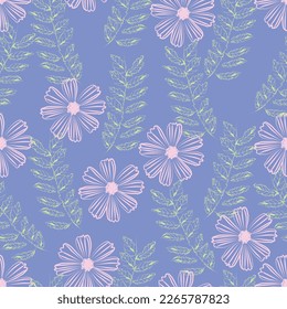 Natural tropical jungle as fashion print. Suit for illustration, wallpaper, fabric print.