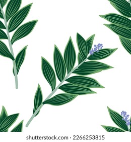 Natural tropical jungle as fashion print. Suit for illustration, wallpaper, fabric print.