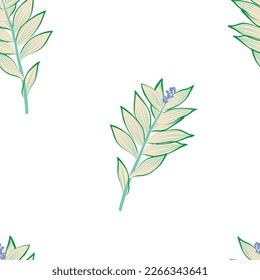 Natural tropical jungle as fashion print. Suit for illustration, wallpaper, fabric print.