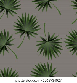 Natural tropical leaf as seamless fashion print. Suit for illustration, wallpaper, fabric print.