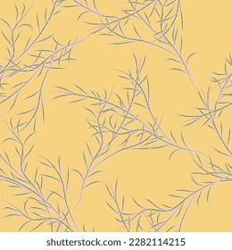 Natural tropical leaf as seamless fashion print. Suit for illustration, wallpaper, fabric print.