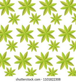 natural tropical plant leaves background