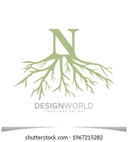 Natural Underground vector logo design template.