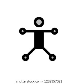 natural user interface two color icon vector