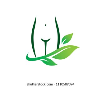 Natural Vaginal Logo Symbol Template Design Vector, Emblem, Design Concept, Creative Symbol, Icon