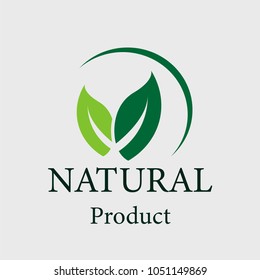 natural vector design.logo natural product