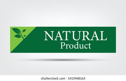 natural vector design.logo natural product,Vector Illustration