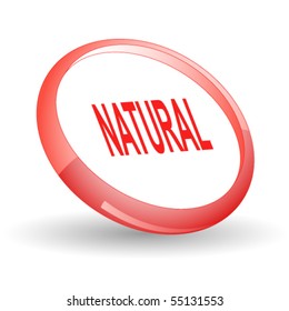Natural. Vector icon.