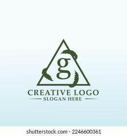 idea de diseño de logotipo vectorial natural