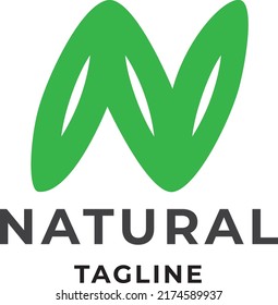 Natural Vector Logo Design Template