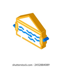 natural ventilation isometric icon vector. natural ventilation sign. isolated symbol illustration