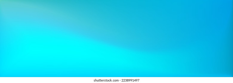 Natural Vibrant Turquoise Smooth Surface Illustration. Rainbow Indigo Wavy Gradient Mesh. Blank Bright Wavy Gradient Mesh. Dark Sea Smooth Surface Backdrop. Multicolor Original Background.