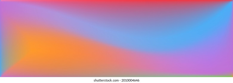 Malla de gradiente ondulado vibrante natural. Fondo de diseño moderno multicolor colorido. Malla de gradiente ondulada del arcoiris de color. Ilustración De Textura Desenfocada Y Clara. Fondo de la Oficina del Mar Oceánico.
