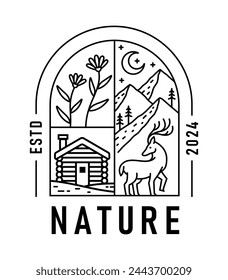 natural view in the form of a window