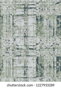 natural vintage pattern with damask. Hand drawn background. Can be used for fabric, wallpaper, tile, wrapping, covers and carpet. Islam, Arabic, Indian, ottoman motifs. Monochrome ornament in vector 
