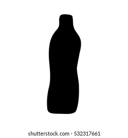 Natural water bottle icon vector illustration graphic design