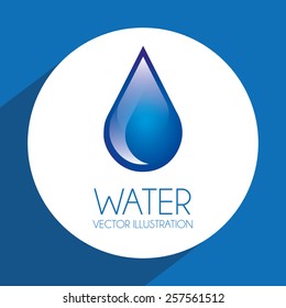 natural water design, vector illustration eps10 graphic 