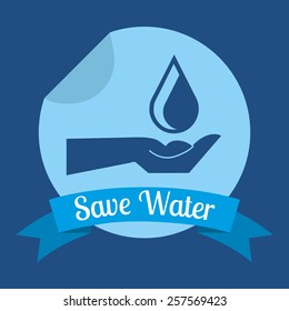 natural water design, vector illustration eps10 graphic 