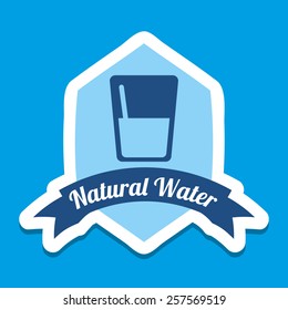 natural water design, vector illustration eps10 graphic 