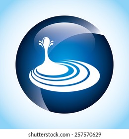 natural water design, vector illustration eps10 graphic 