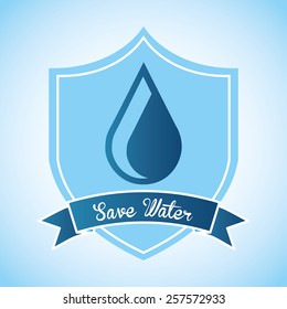 natural water design, vector illustration eps10 graphic 