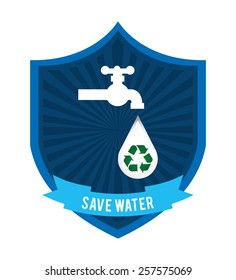 natural water design, vector illustration eps10 graphic 