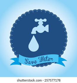 natural water design, vector illustration eps10 graphic 