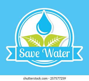 diseño de agua natural, ilustración vectorial eps10 gráfico 